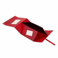 Custom Printing Luxury Magnetic Ribbon Rigid Paper Folding Box
