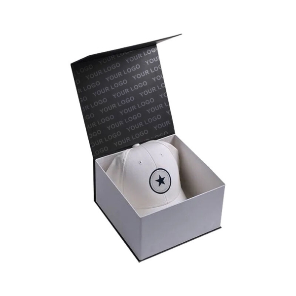 Premium Foldable Magnetic Baseball Cap Shipping Box for High-End Brands