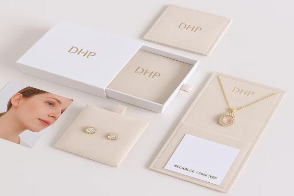 Luxury Jewelry Packaging Boxes Necklace Ring Box Drawer Style Wholesale