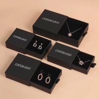 Luxury Custom Jewelry Box for Ring Necklace Earring Bracelet Storage and Gift Packaging