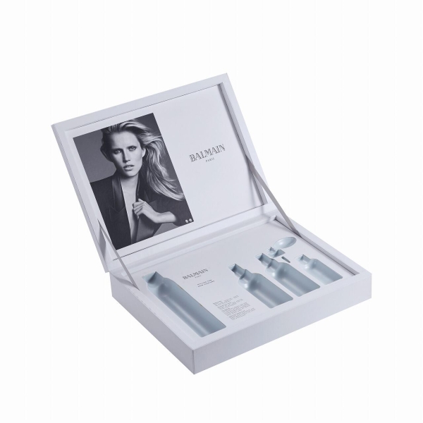 Custom Logo Flip-Top Rigid Hard Paper Box Packaging for Cosmetic & Skincare Sets