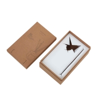 Vintage Kraft Paper Rigid Lid and Base Box for Scented Candles & Aromatherapy