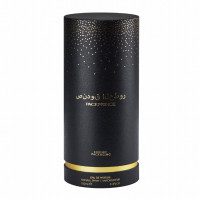    Luxury black texture paper custom foil logo UV rigid tube for body spray