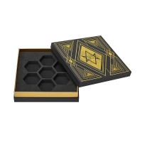 Premium Custom Rigid Box with Gold Foil Logo – Elevate Your Brand Packaging