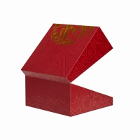 Luxury Shoulder-Neck Gift Box | Gold Foil Customization | B2B Supplier