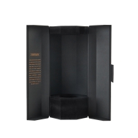 Customize Design Luxury Octagonal Double-Door Wine Box