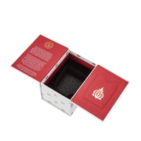 Double Door Rigid Cardboard Perfume Packaging Box