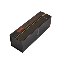 Scodix Zipper Wine Whisky Paper Packaging Box 
