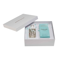 Irregular Shape Luxury Perfume Packaging Box | Rigid Lid and Base Design with White EVA Wrapped Insert