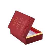 New Arrival Factory Luxury Embossed Logo Rigid Cardboard Whisky Magnetic Wine Alcohol Gift Box Packaging for Single Wine Bottle