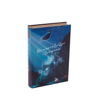  Custom Luxury Premium Color Blue Rigid Cardboard with Magnetic Flap Packaging Book Style Gift Box