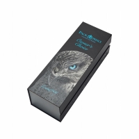 Customized Design Flip Top Rigid Cardboard Scodix Print Uv Logo Paper Box For Wine/Whiskey