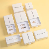 Luxury Custom Jewelry Box for Ring Necklace Earring Bracelet Storage and Gift Packaging