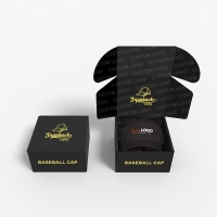 Premium Baseball Fitted Cap Packaging Box for Brand Presentation and Protection