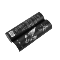 Premium Cardboard Tubes for Packaging with Foil Stamping and Texture Paper