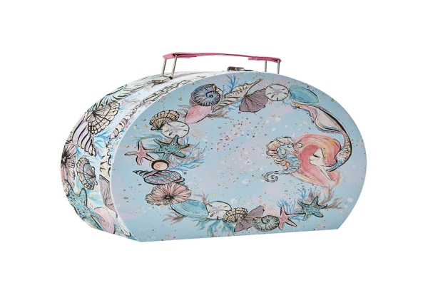 Luxury Kids Shoes Gifts Rigid Paper Suitcase Box