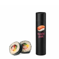 Ready Mould Sushi Burrito Tube Cylinder Push pop Up Roll Packaging Pushpop Verpackung Sushi Boxes with Soy Sauce Bottles